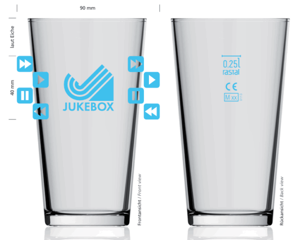 Verre Jukebox 33cl