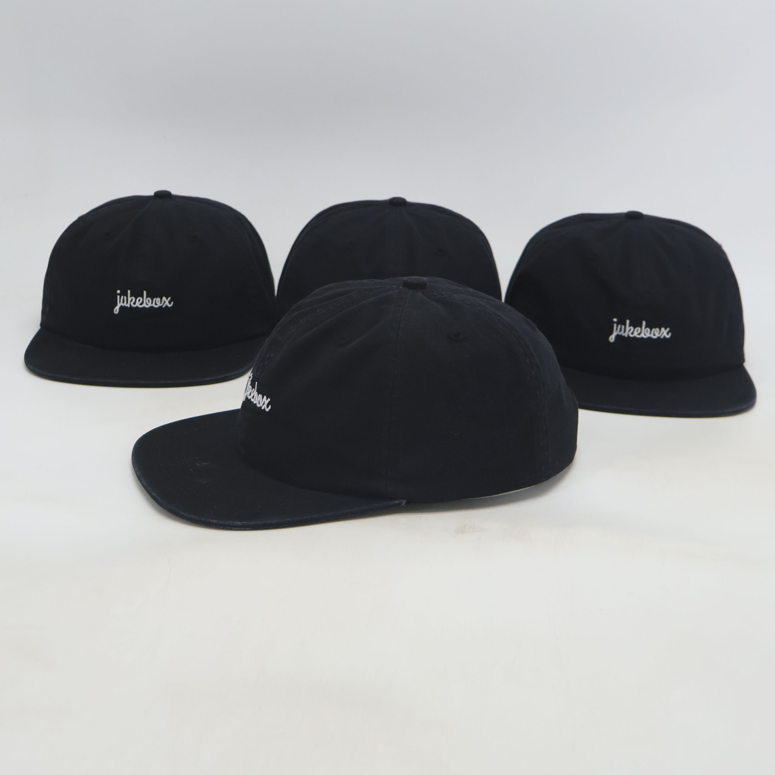 Casquette Jukebox 6 panels Old School - Noir et Blanc