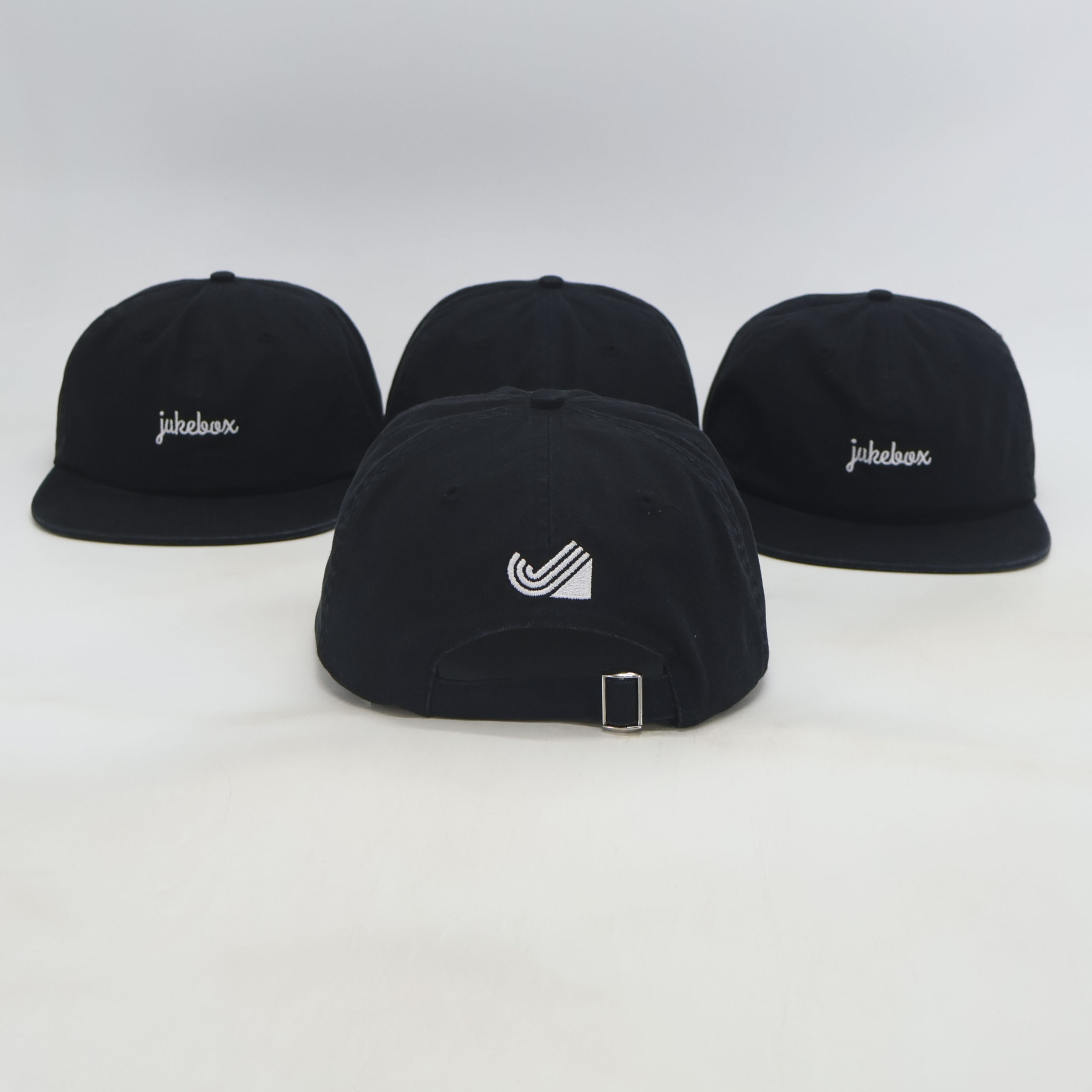 Casquette Jukebox 6 panels Old School - Noir et Blanc – Image 3