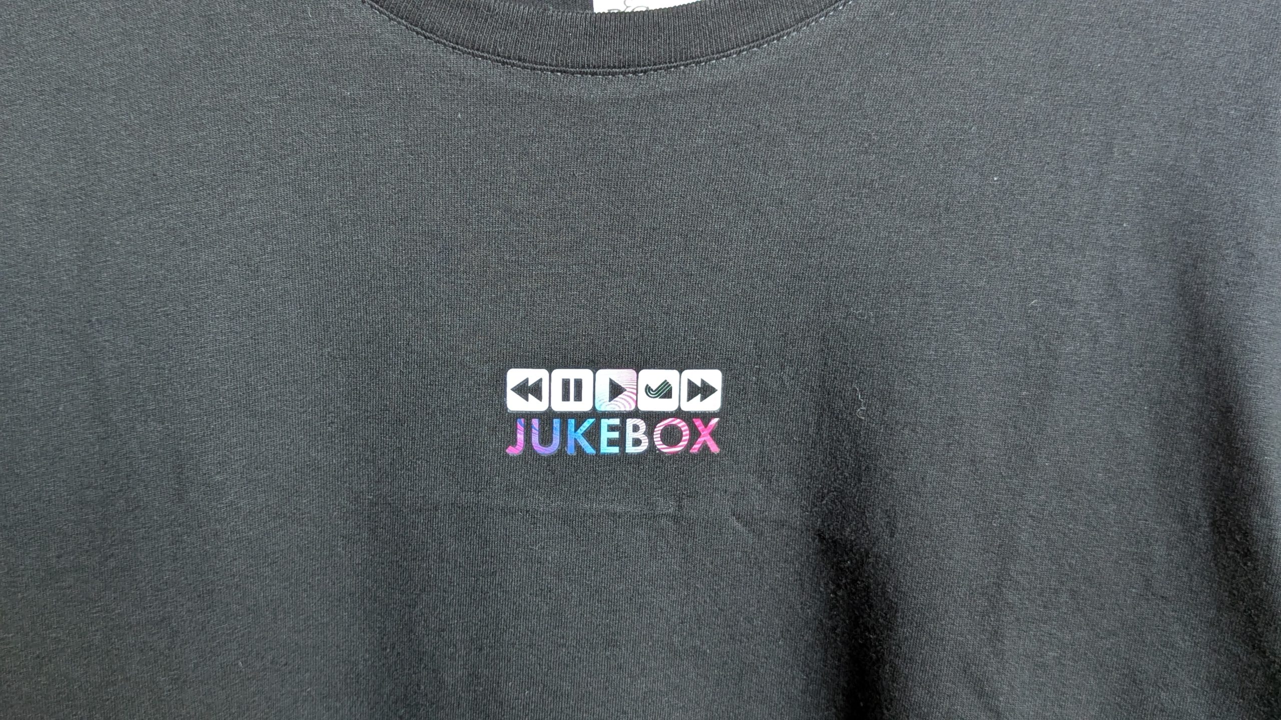 T-shirt JUKEBOX - Noir - Logo Pils – Image 2
