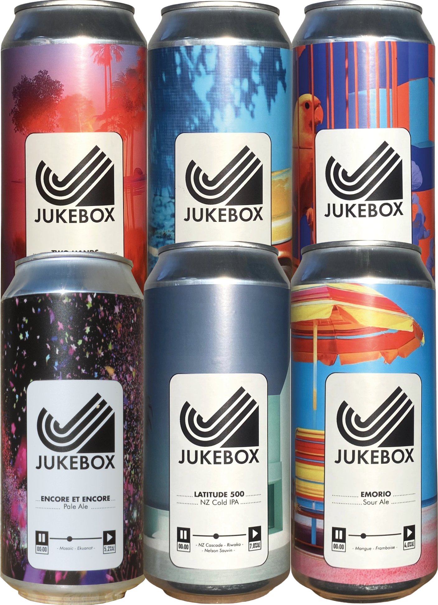 Pack découvertes du moment - 6 bières de 44cl