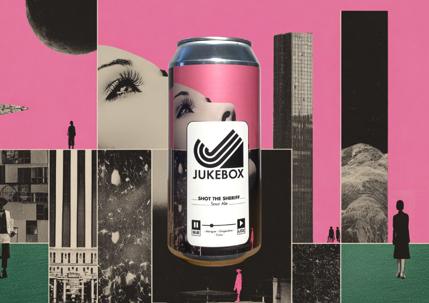 Bière artisanale - Sour Mangue gingembre coco - Shot the sheriff - Brasserie Jukebox